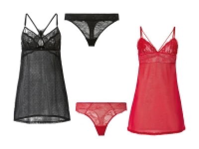 Negligé-Set, 2-teilig