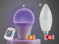 Lidl  LED-Glühbirne mit Farbwechsel-Effekt