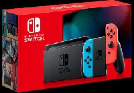 MediaMarkt Nintendo Switch (2019) - Spielekonsole - Neon-Rot/Neon-Blau