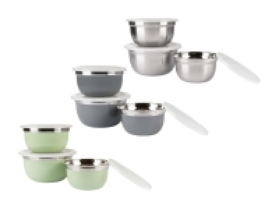 Edelstahl-Schüssel-Set, 3er