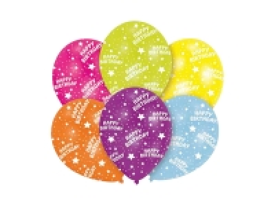 Geburtstags-Luftballons, 6er