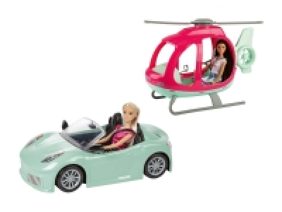 Fashion Doll mit Auto/Hubschrauber