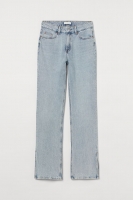 HM  Straight High Split Jeans
