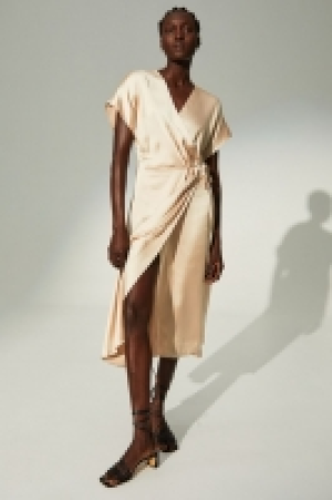 Wickelkleid aus Satin CHF 42.95
