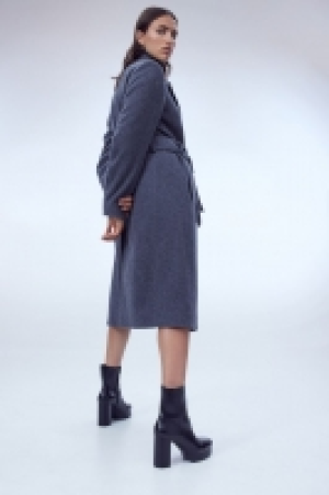 Schnürstiefel mit Absatz