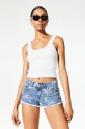 Low Waist Jeansshorts mit Prints CHF 9.95