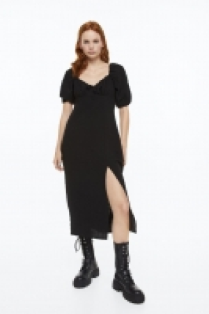 Crêpe-Kleid mit Ballonärmeln CHF 24.95