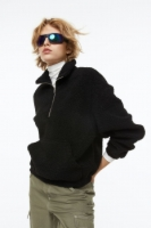 Sweatshirt aus Teddyfleece mit Zipper CHF 20.95
