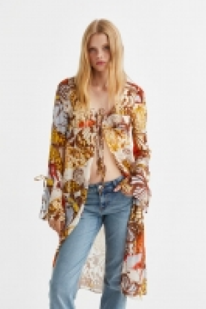 Longbluse mit Bindedetail CHF 10.95