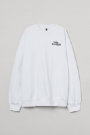 Oversized Sweatshirt mit Druck