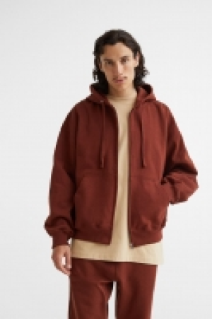 Hoodiejacke aus Baumwolle Oversized Fit CHF 33.95
