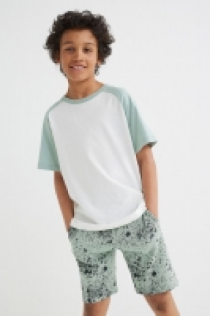 Gemusterte Sweatshorts