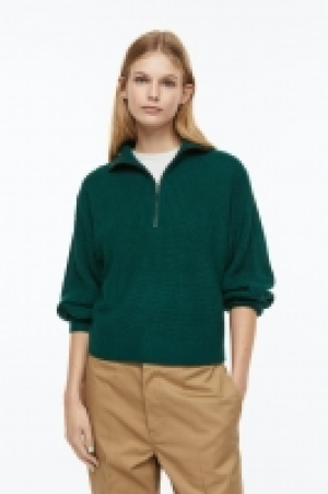 Gerippter Pullover mit Zipper CHF 17.95