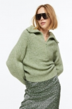 Gerippter Pullover mit Zipper CHF 38.95