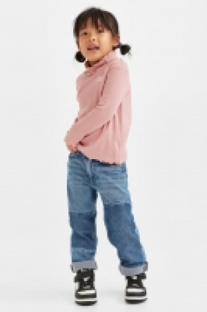 Straight Fit Jeans mit verstärkten Knien