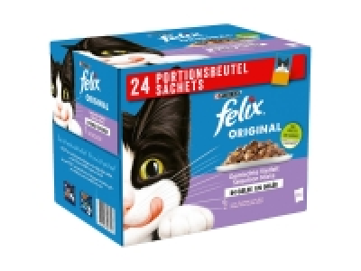 Lidl  Felix Katzennassnahrung in Gelée