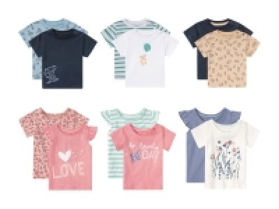 Lidl  Baby-T-Shirts, 2er