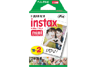 MediaMarkt Fujifilm FUJIFILM Instax Mini 2x10 Blätter - Instant Film (Weiss)