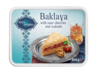 Lidl  Baklava mit Walnüsse und Kirschen