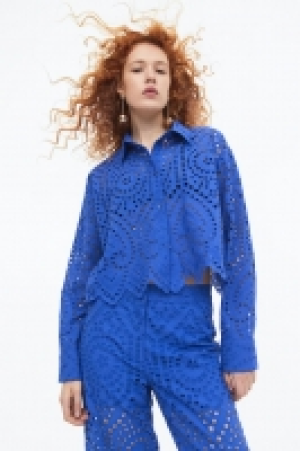 Hemdbluse mit Broderie Anglaise CHF 33.95