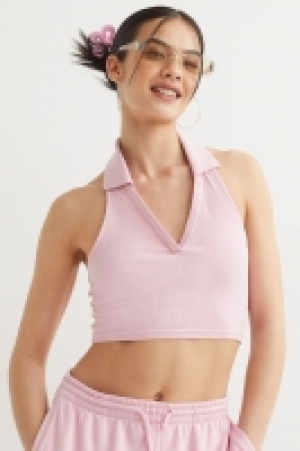 Neckholder-Top mit Kragen CHF 3.95