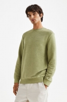 HM  Geripptes Sweatshirt Regular Fit