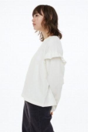 Sweatshirt mit Volants CHF 13.95