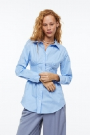 Taillierte Bluse aus Popeline CHF 16.95