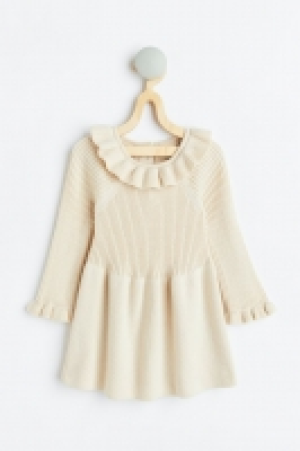 Geripptes Strickkleid mit Kragen CHF 20.95