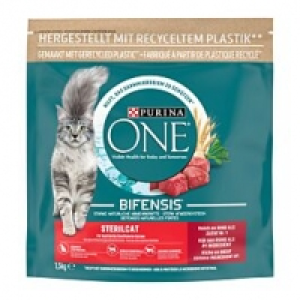 Qualipet  Purina ONE Trockenfutter Sterilcat Rind & Weizen 1.5kg