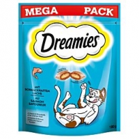 Qualipet  Dreamies MEGA PACK Katzensnack mit Lachs 180g