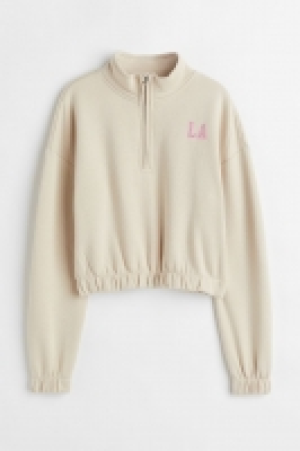 Oversized Sweatshirt mit Zipper CHF 7.95