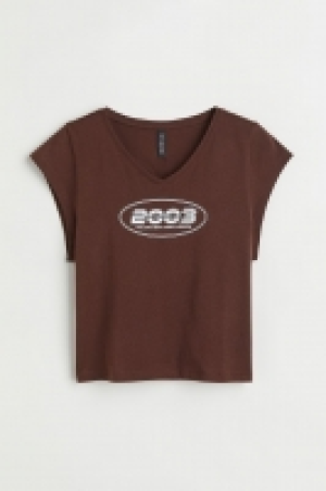 Kurzes Shirt mit Print CHF 2.95