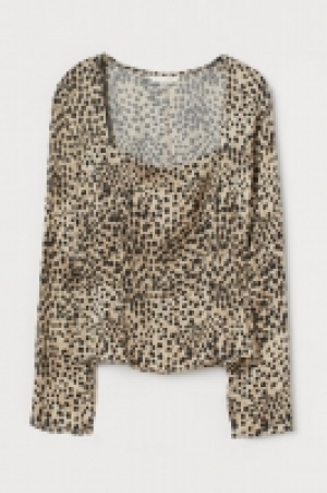 Gemusterte Bluse