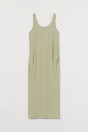 HM  MAMA Geripptes Jerseykleid