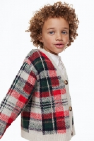 HM  Gemusterter Cardigan