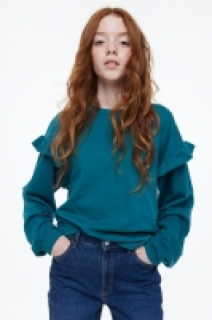 Sweatshirt mit Volants CHF 14.95