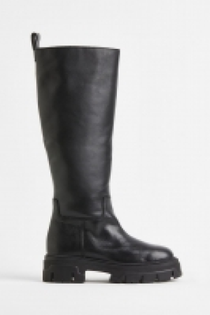 HM  Kniehohe Stiefel aus Leder