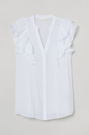 HM  MAMA Bluse mit Volantärmeln