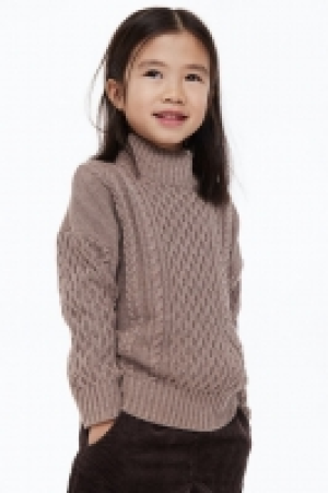 HM  Zopfstrickpullover mit Turtleneck