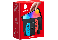 MediaMarkt Nintendo Switch (OLED-Modell) - Spielekonsole - Neon-Blau/Neon-Rot/Schwarz