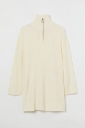 Gerippter Pullover mit Zipper CHF 18.95