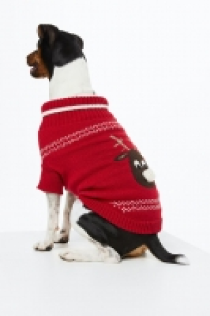 Hundepullover aus Jacquardstrick