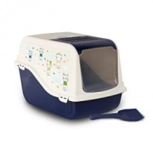 MP Bergamo Katzentoilette Ariel Deca blau mit Streuschaufel