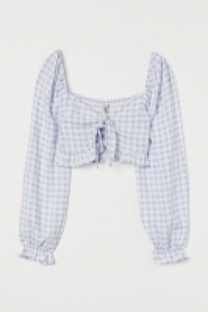 Kurzbluse zum Binden