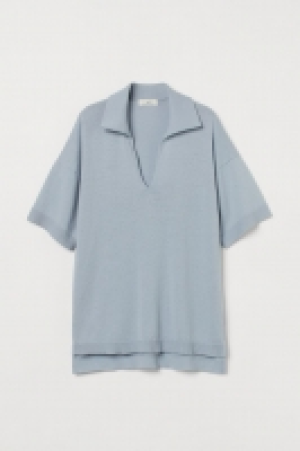 Strickshirt mit Kragen