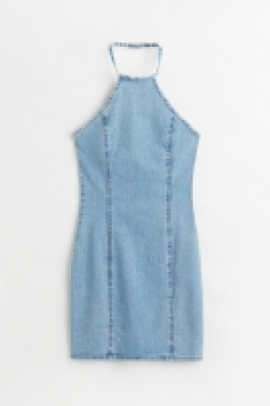 HM  Neckholderkleid aus Denim