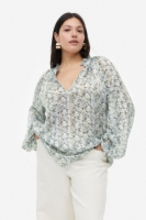 Crêpe-Bluse mit Volants CHF 9.95