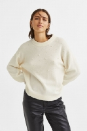 Pullover mit Perlen CHF 8.95