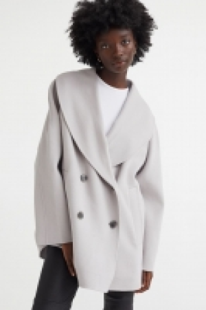 Zweireihiger Mantel aus Wollmix CHF 119.00